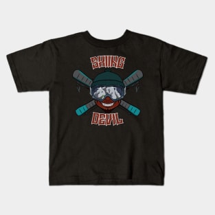 Skiing Devil Kids T-Shirt